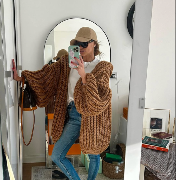 Screenshot_136 Puffy Oversized Cardigan